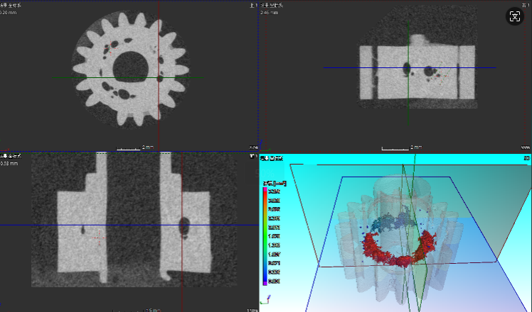 工业CT扫描零件齿轮 工业CT扫描零件齿轮