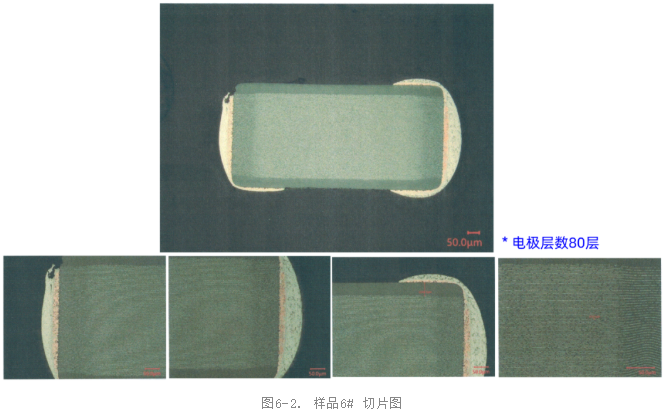 电子元器件失效分析-6号电容切片分析