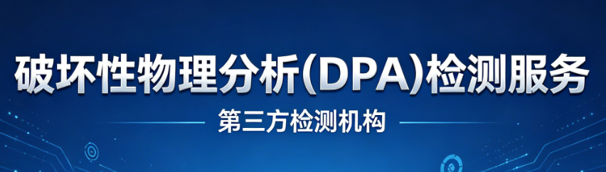 破坏性物理分析(DPA)检测服务