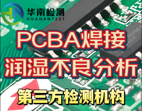 PCBA焊接润湿不良失效分析报告 | 华南检测