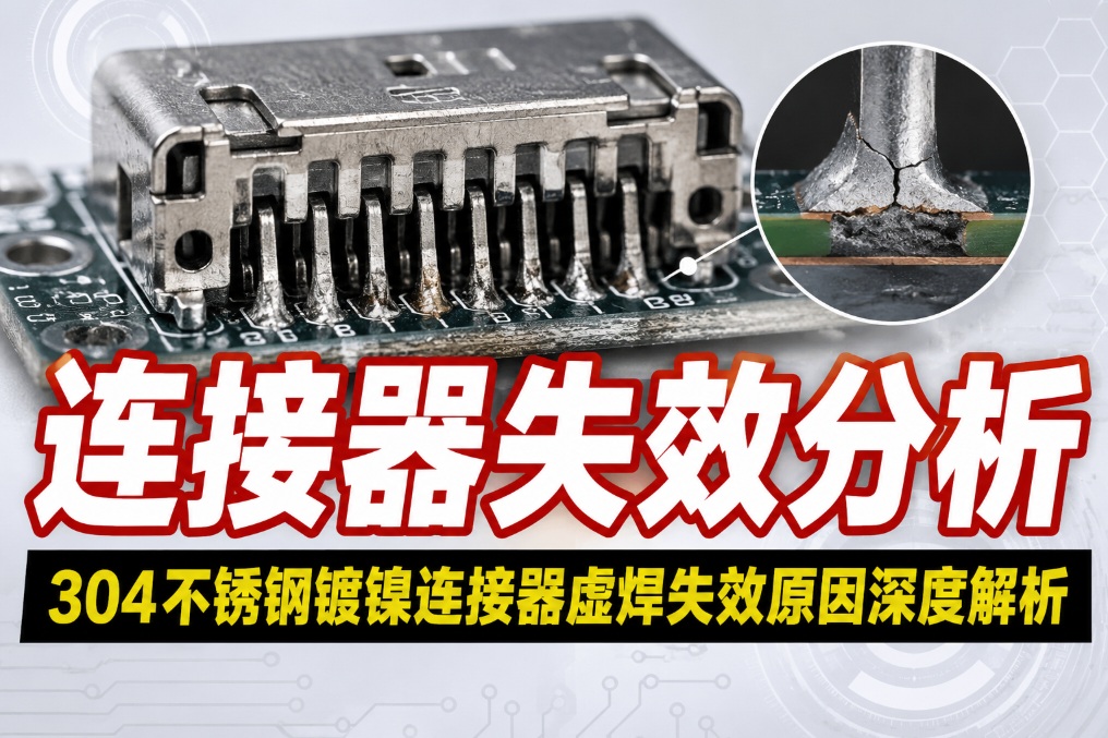 连接器失效分析：304不锈钢镀镍连接器虚焊失效原因深度解析
