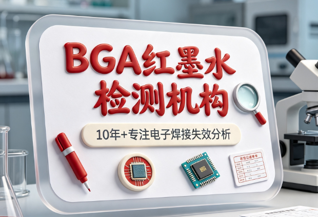 BGA红墨水检测机构：10年+专注电子焊接失效分析